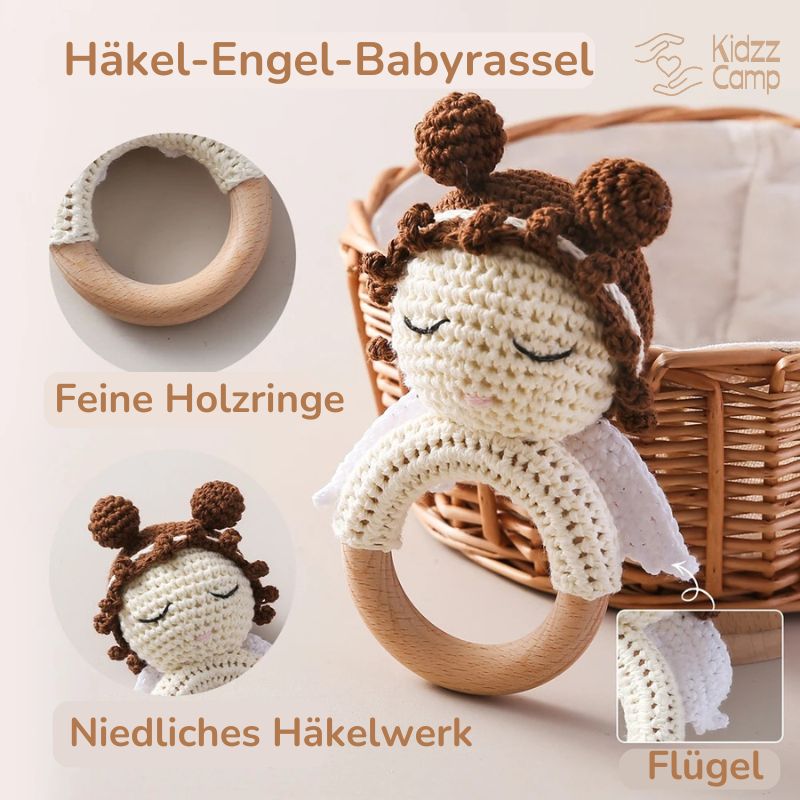 KidzzCamp Häkel-Rassel & Beißring