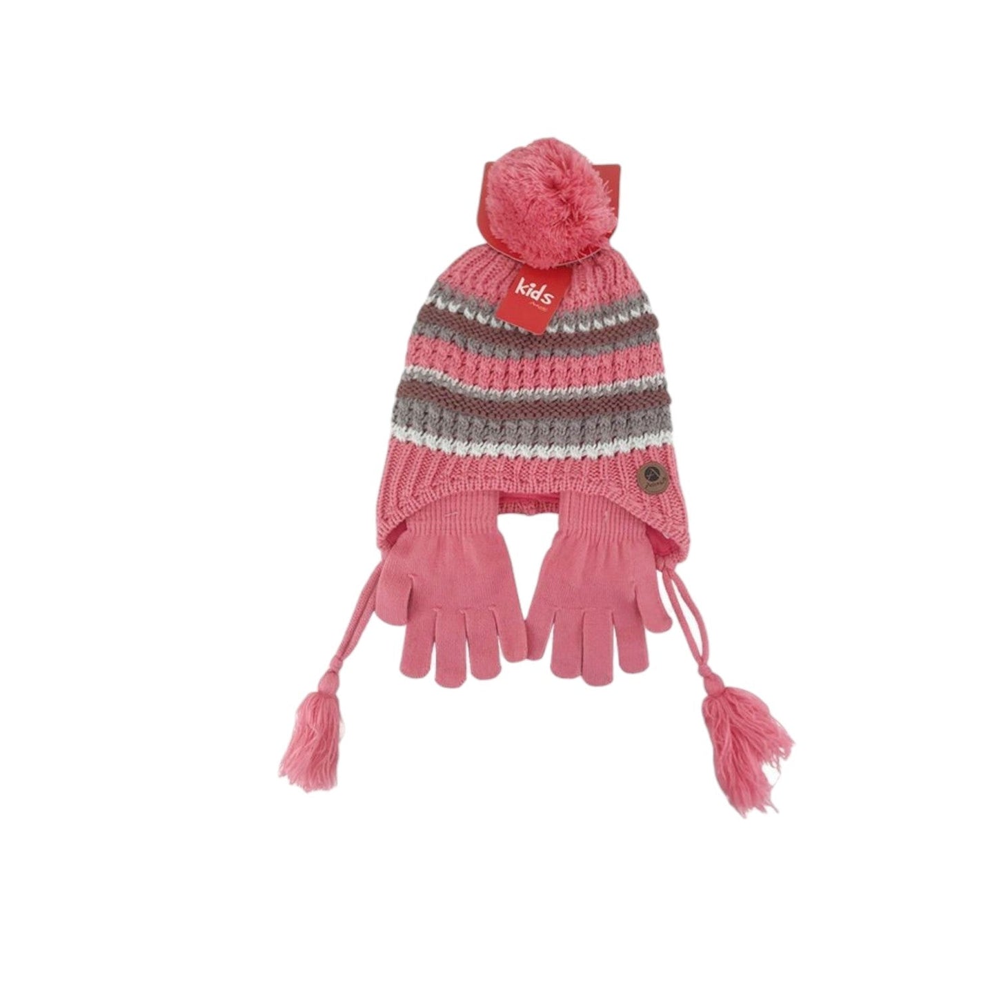 Baby Kinder Winter Mütze mit Handschuhen Set