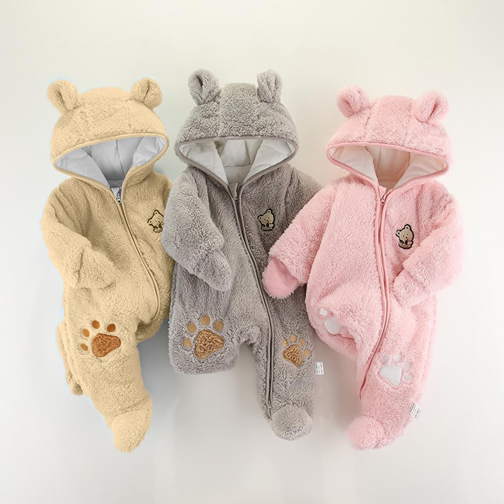 Baby Schneeanzüge Winter Overall mit Kapuze