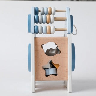 KidzzCamp KidzzCamp Motorikwürfel Holzrakete