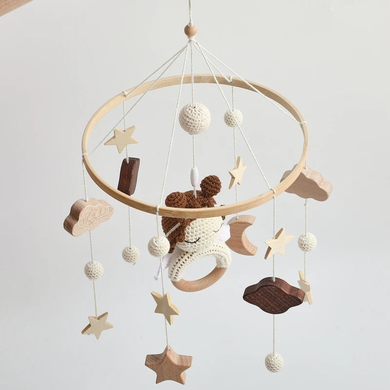 KidzzCamp Holz Mobile Babybett "Engel"