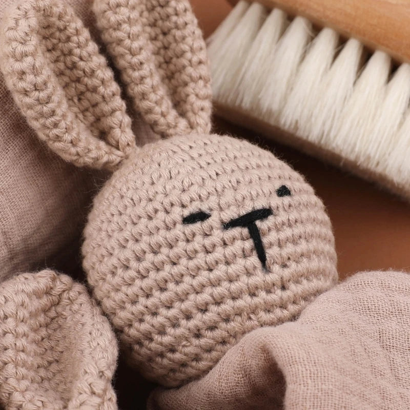 KidzzCamp Baby-Geschenkbox 5-teilig Musselin Hase