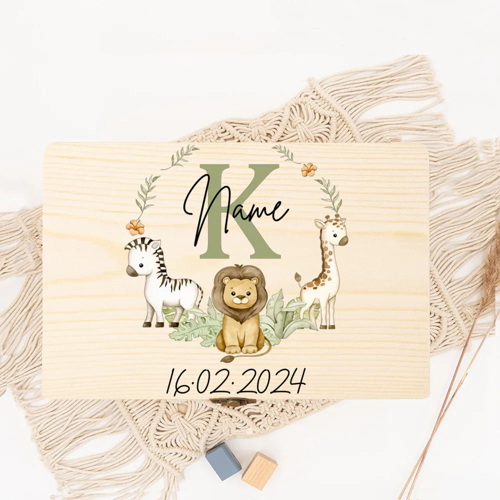 KidzzCamp personalisierte Baby Erinnerungsbox