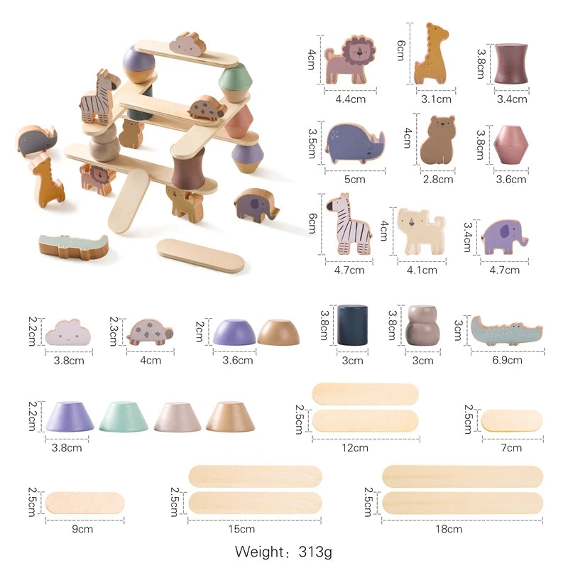 KidzzCamp Holz-Balancespiel