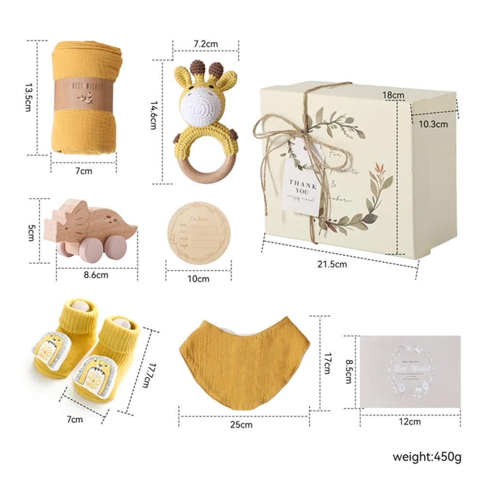 KidzzCamp Baby-Geschenkbox 7-teilig in Erinnerungsbox
