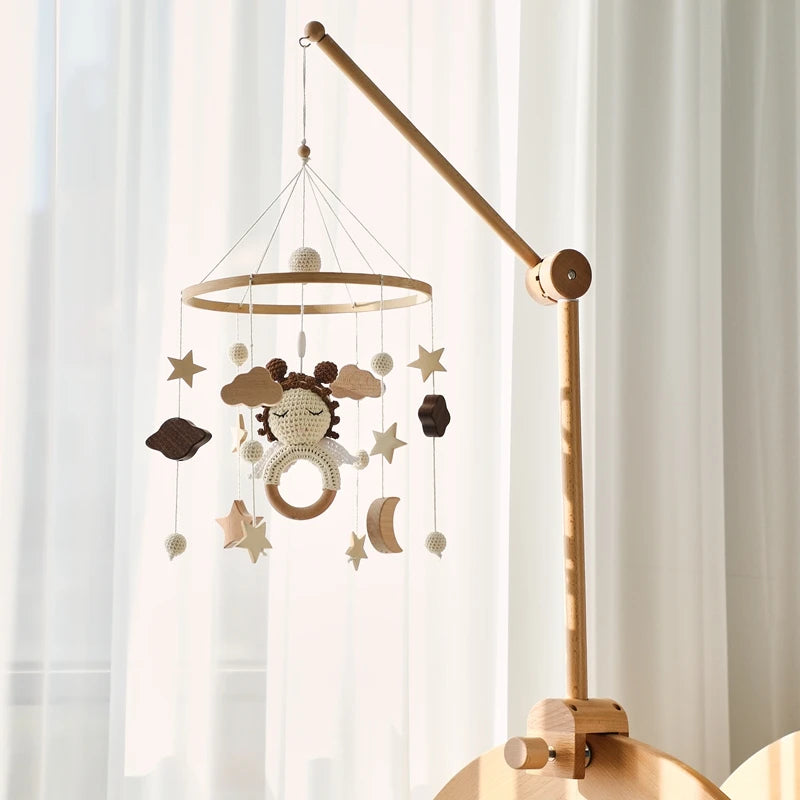 KidzzCamp Holz Mobile Babybett "Engel"