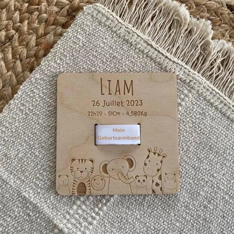 KidzzCamp personalisierter Geburtsarmband - Halter