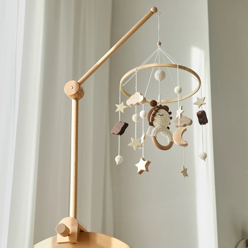 KidzzCamp Holz Mobile Babybett "Engel"
