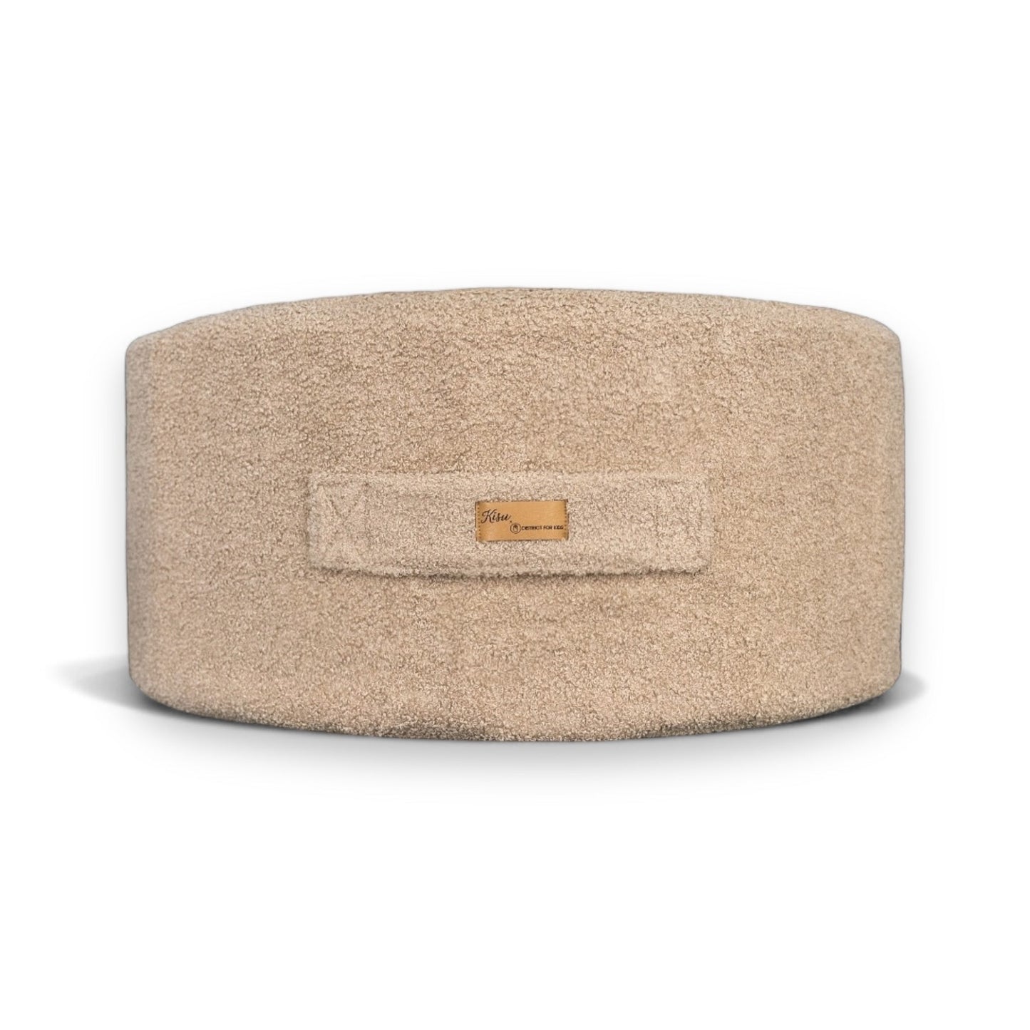 Sitzsack Bouclé Teddy mit Stauraum | Hide and Seat by Kisu