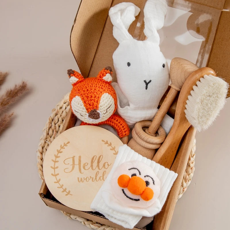 KidzzCamp Fuchs (orange) KidzzCamp Baby-Geschenkbox 6-teilig