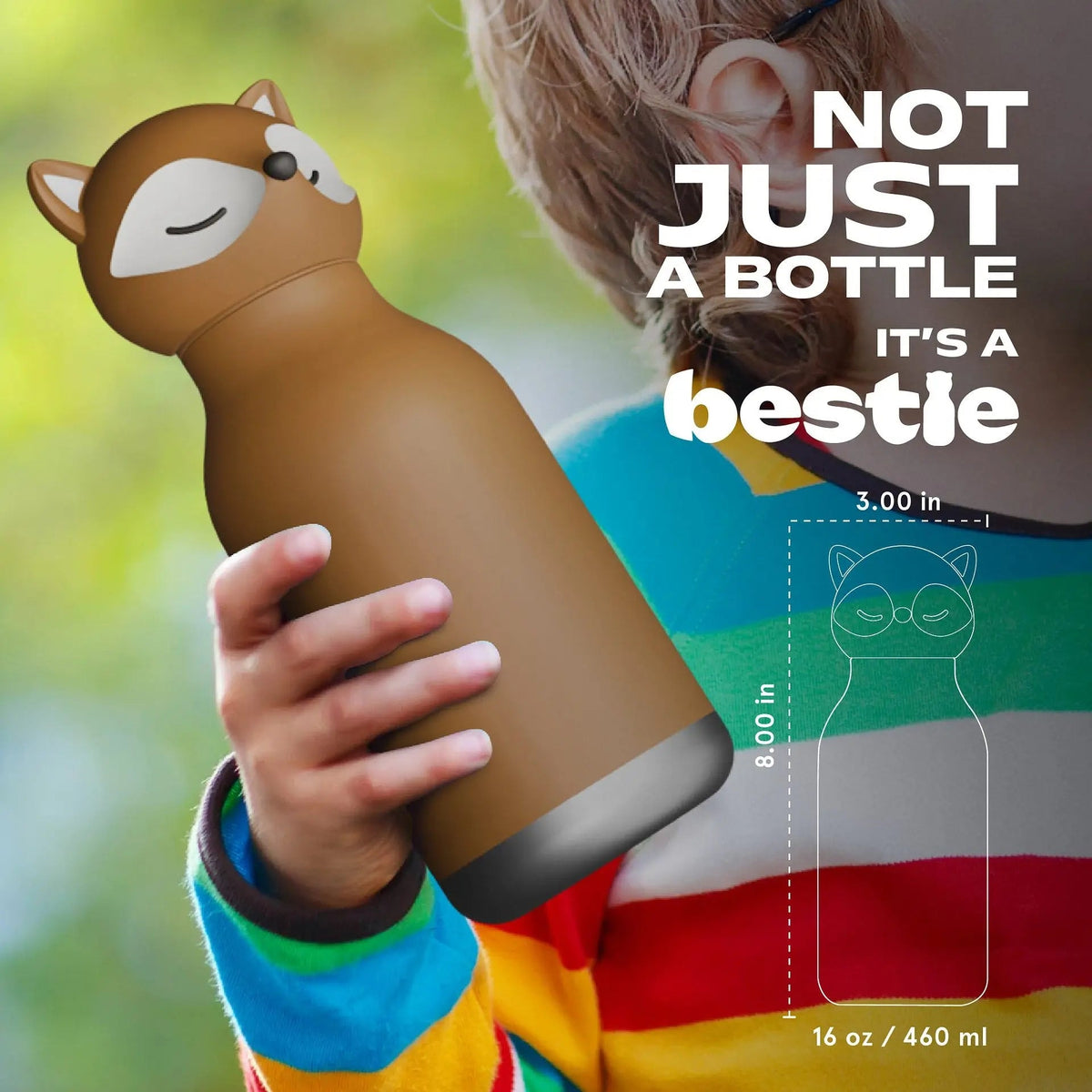 ASOBU Bestie Fuchs Trinkflasche 460ml – Kita & Schulanfang 2026