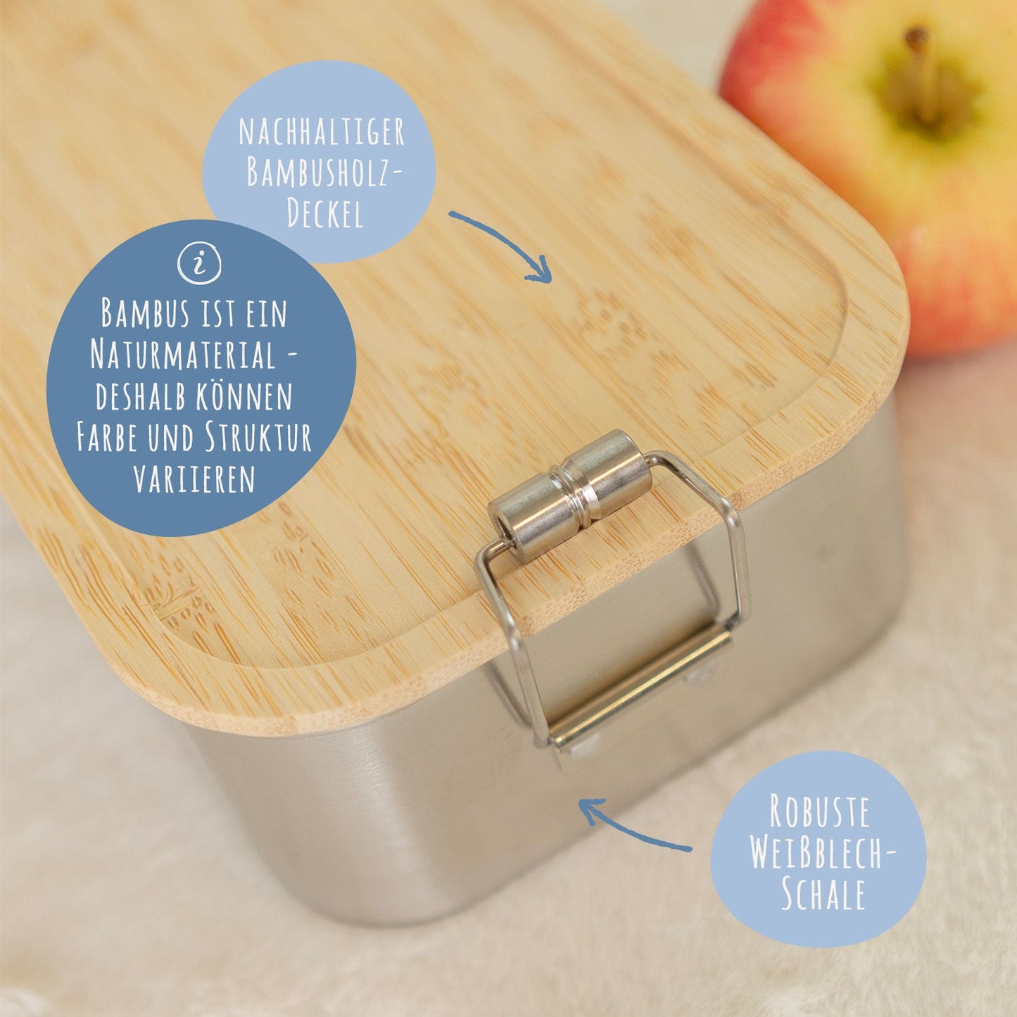 Brotdose mit Deckel für Kinder mit UV-Druck im "Tiergruppe Safari" Design