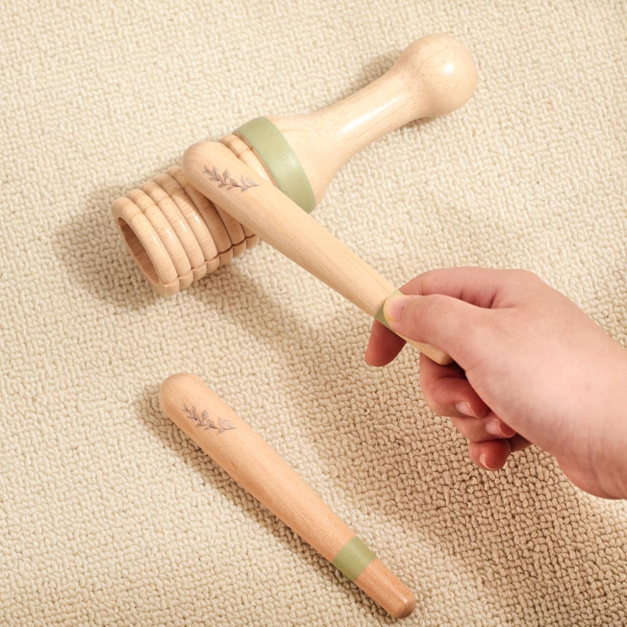 Beliebtes Holz-Musikinstrument-Set „Eichhörnchen“