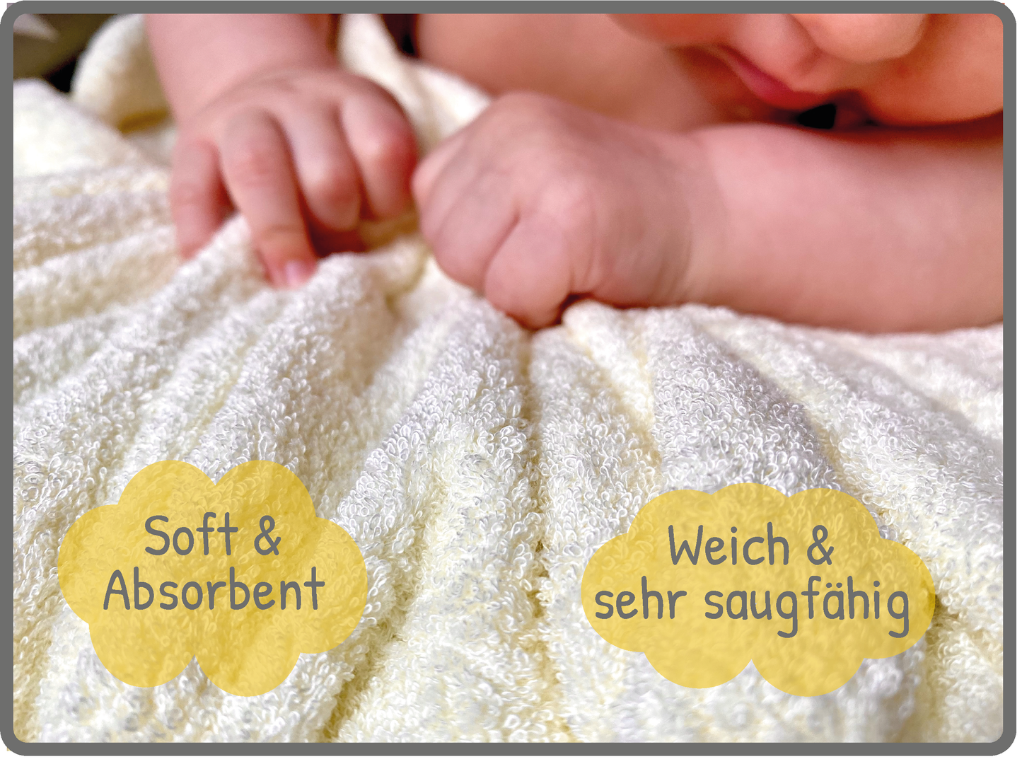 KidzzCamp Kapuzenhandtuch Baby Küken