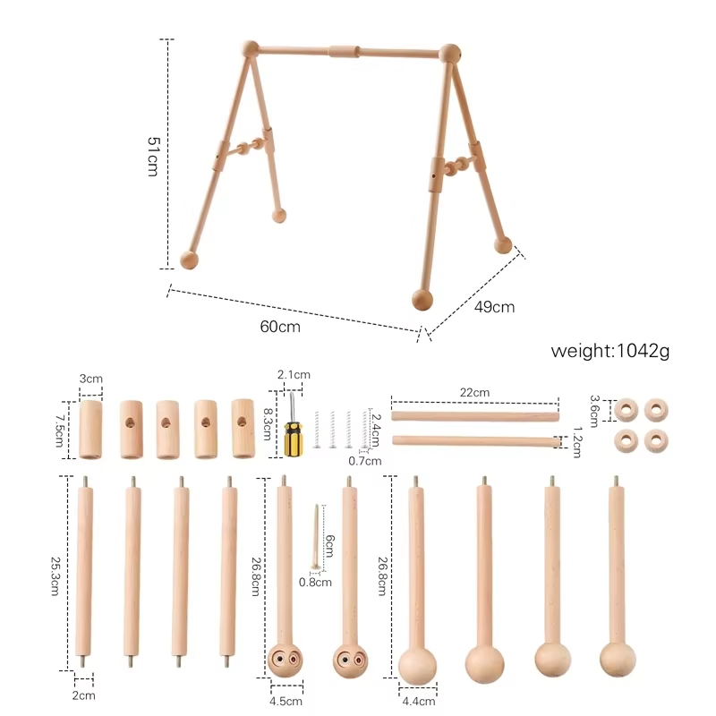 KidzzCamp Holz-Babyspielbogen
