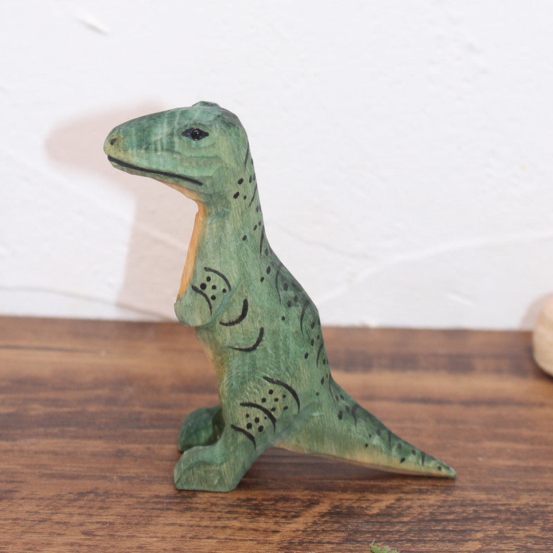 Dinosaurier Figuren aus Holz