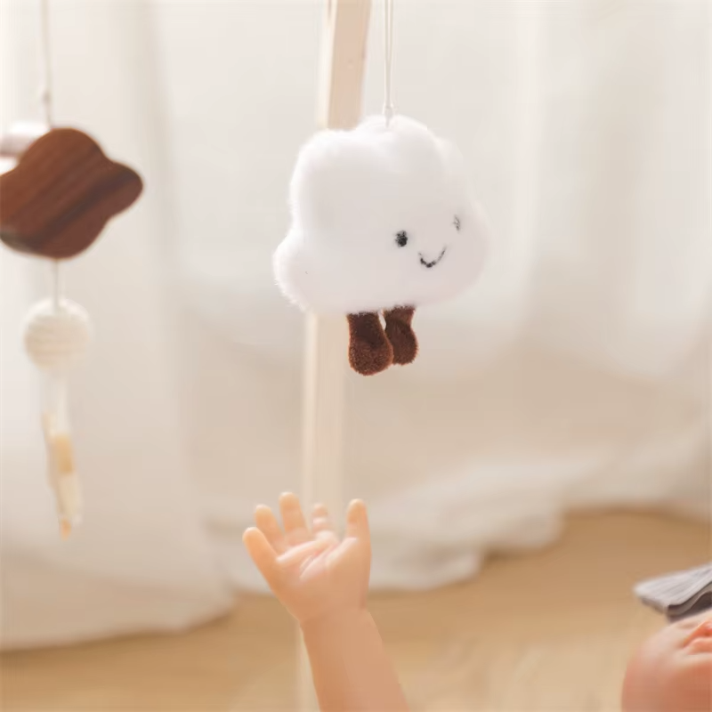 KidzzCamp Holz-Babyspielbogen Anhängerset