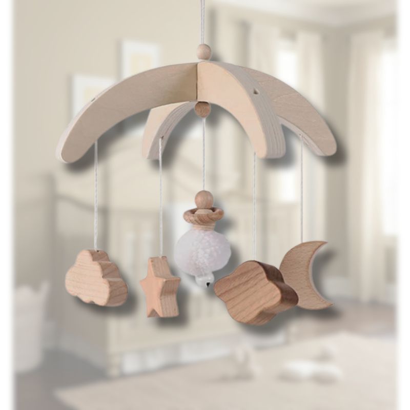 KidzzCamp Holz Mobile "MiniTraum" Wickeltisch Stubenwagen