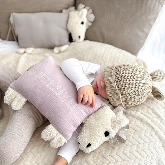 Kuschelpferd Musselin