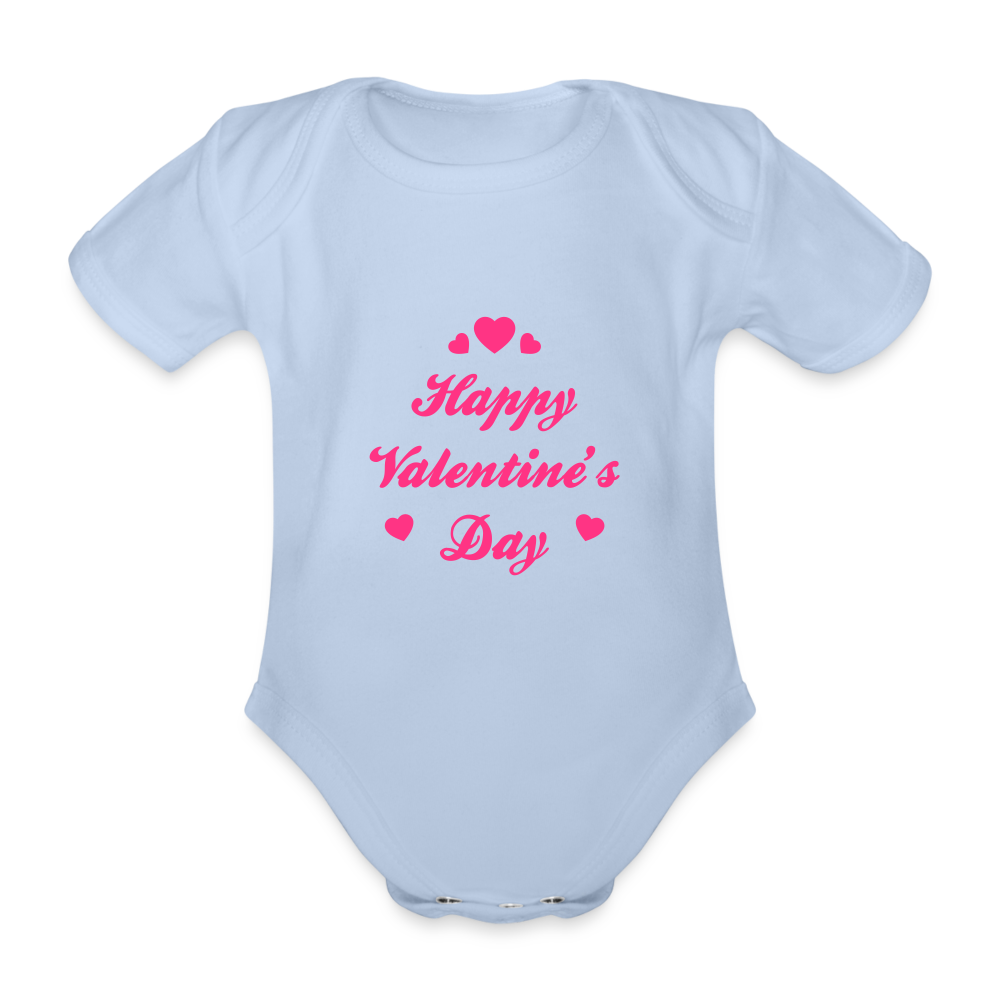 KidzzCamp Baby Bio-Kurzarm-Body - Sky