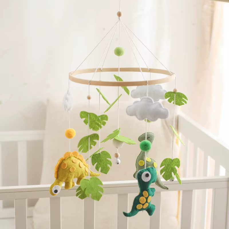 KidzzCamp Filz Mobile Babybett "DinoTraum"