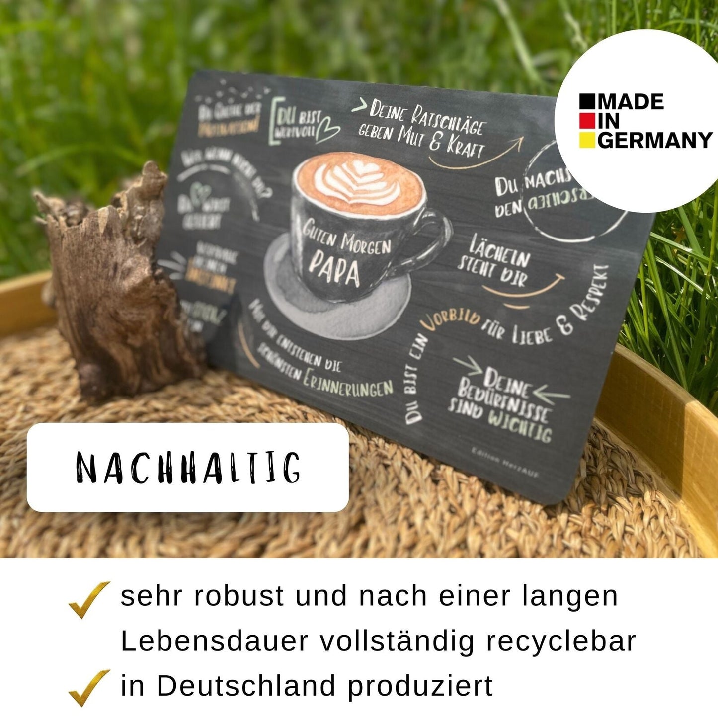 Frühstücksbrettchen “Guten Morgen Papa"