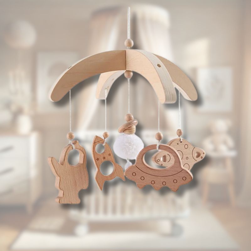 KidzzCamp Holz Mobile "MiniTraum" Wickeltisch Stubenwagen