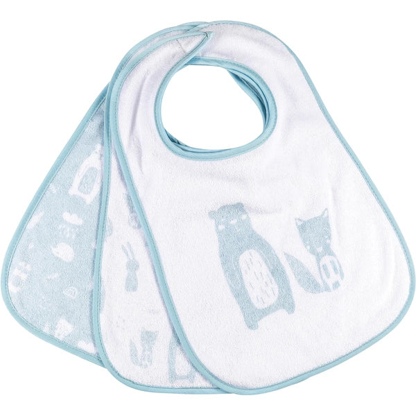 Klettlätzchen 3er Pack » Lätzchen-Set mit Klettverschluss »