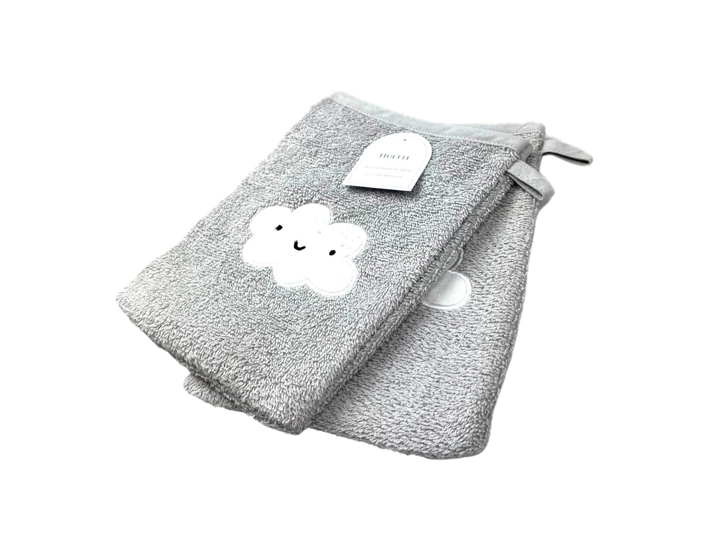 KidzzCamp 2er Pack Baby Waschhandschuhe