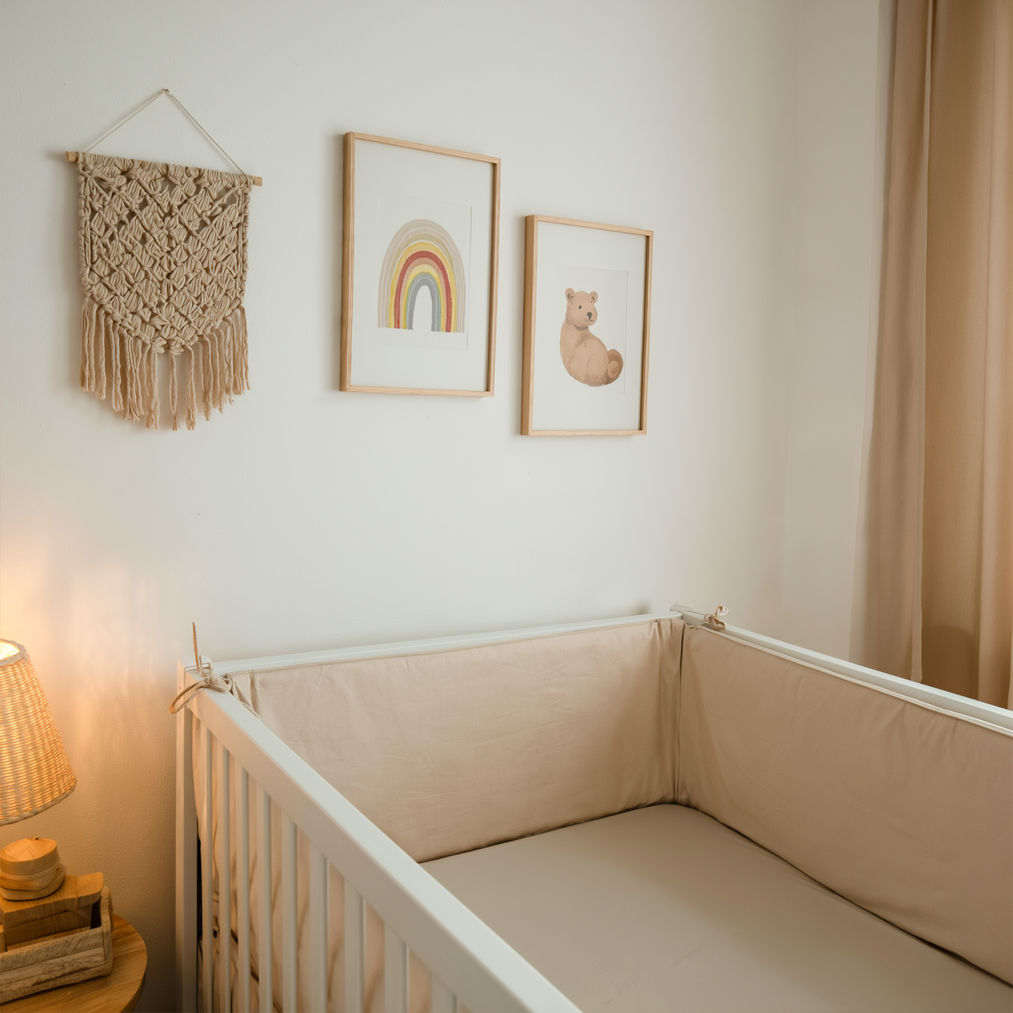 Bettumrandung Baumwolle für Baby- und Beistellbetten – Schutz, Komfort & Qualität