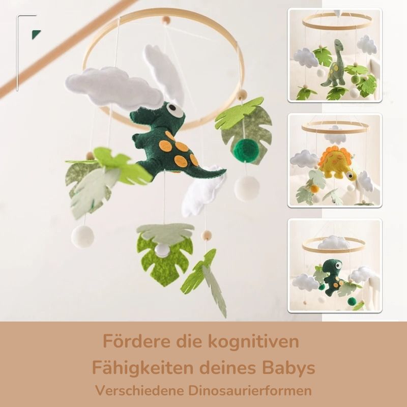 KidzzCamp Filz Mobile Babybett "DinoTraum"