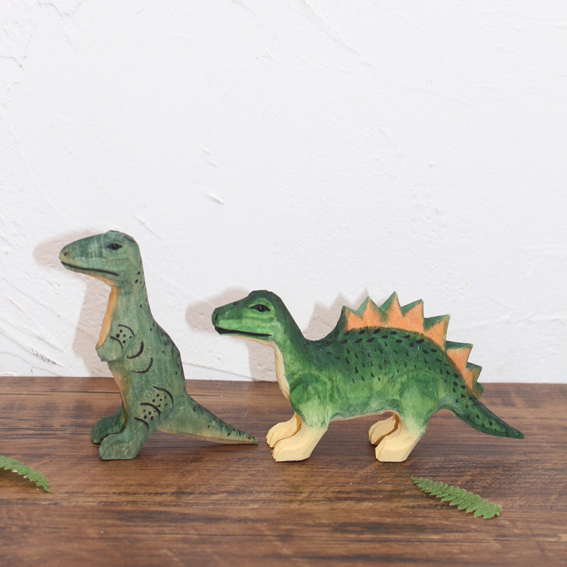 Dinosaurier Figuren aus Holz