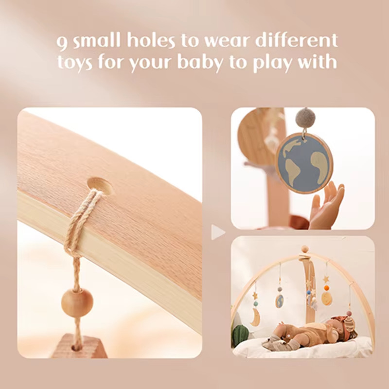 KidzzCamp Holz-Babyspielbogen
