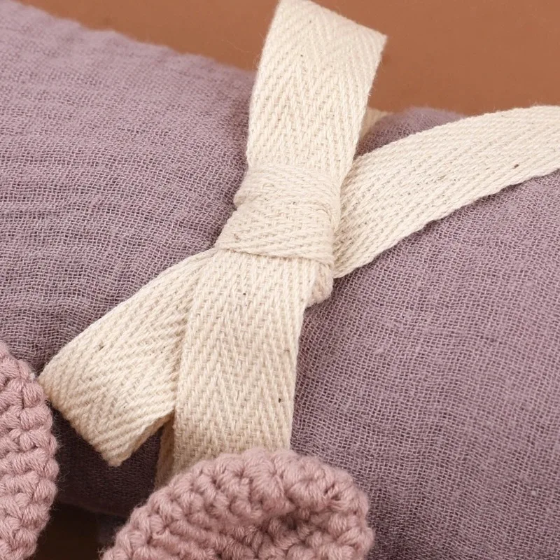 KidzzCamp Baby-Geschenkbox 7-teilig personalisierbar Musselin Hase