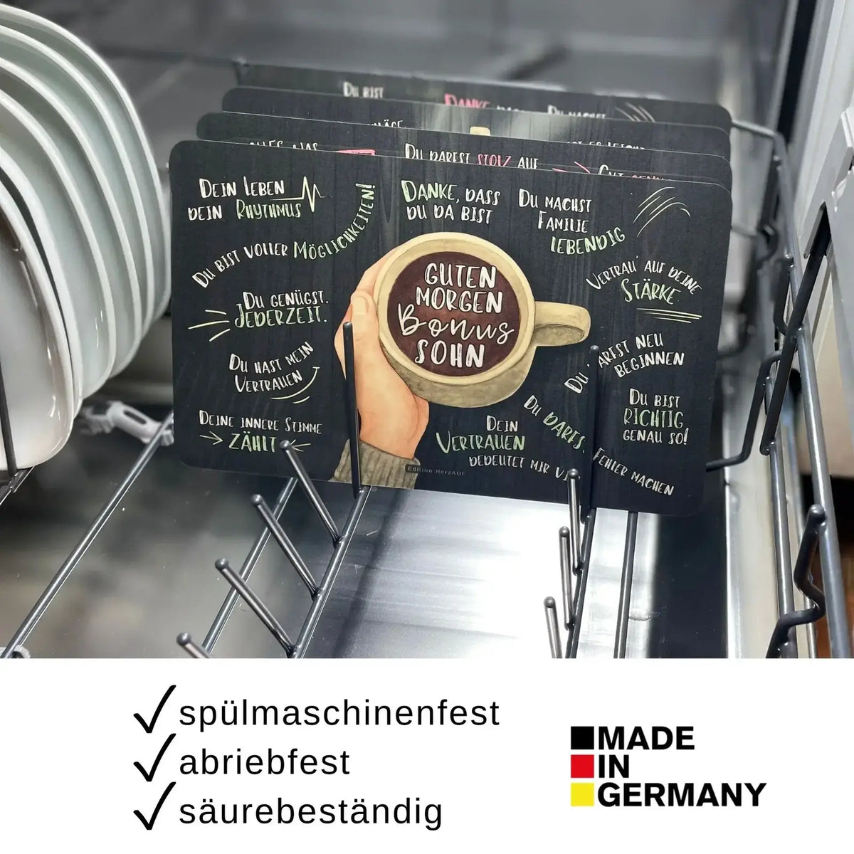 Frühstücksbrettchen "Guten Morgen Bonussohn“