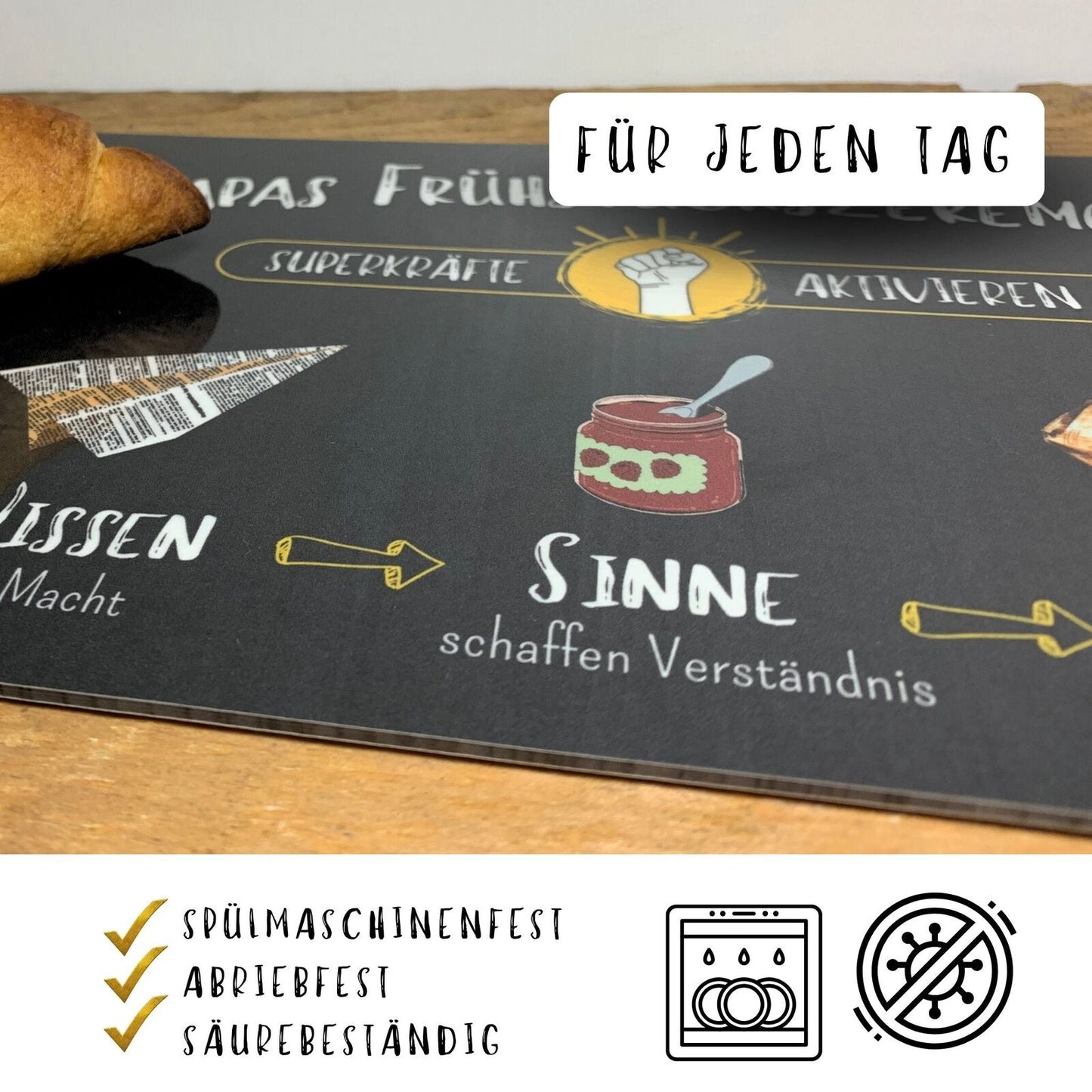 Frühstücksbrettchen “Papas Frühstückszeremonie"