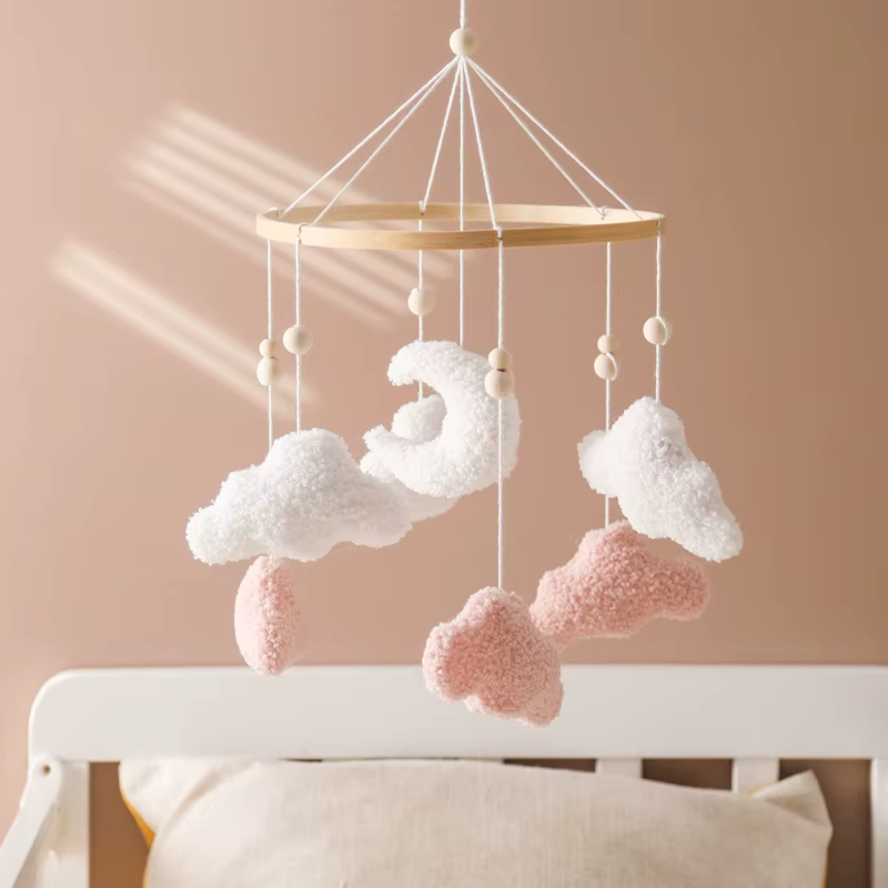 KidzzCamp Holz Mobile Babybett "Traumring"
