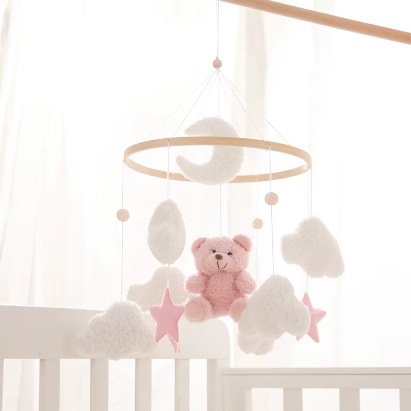 KidzzCamp Holz Mobile Babybett "Traumring"