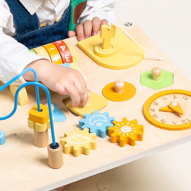 Beschäftigung Board - Lernspielzeug mit Tisch für Kinder ab 1 Jahr