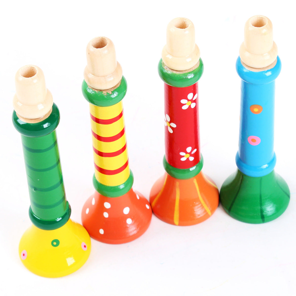 Kleine Kindertröte Trompete aus Holz