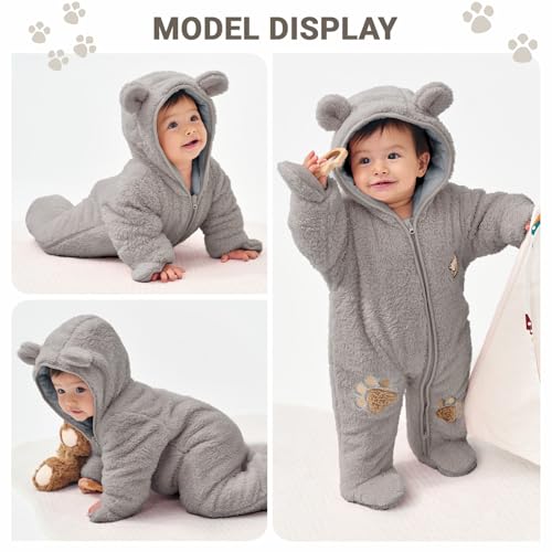 Baby Schneeanzüge Winter Overall mit Kapuze