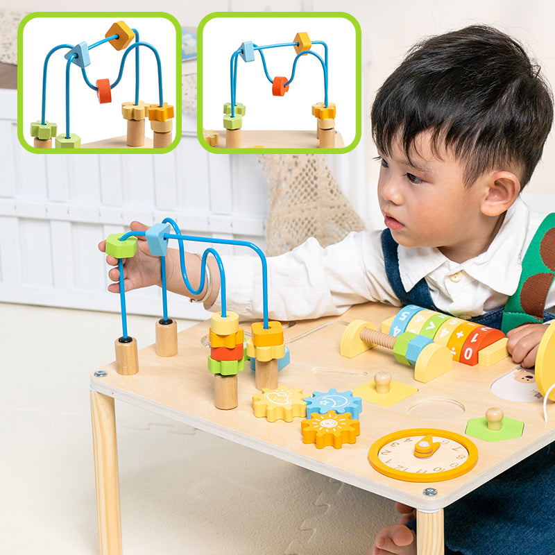 Beschäftigung Board - Lernspielzeug mit Tisch für Kinder ab 1 Jahr