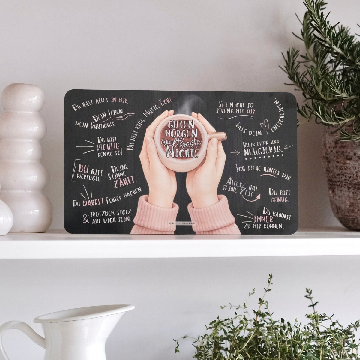 Frühstücksbrettchen „Guten Morgen Nichte“ – Ein liebevolles Geschenk für einen besonderen Menschen