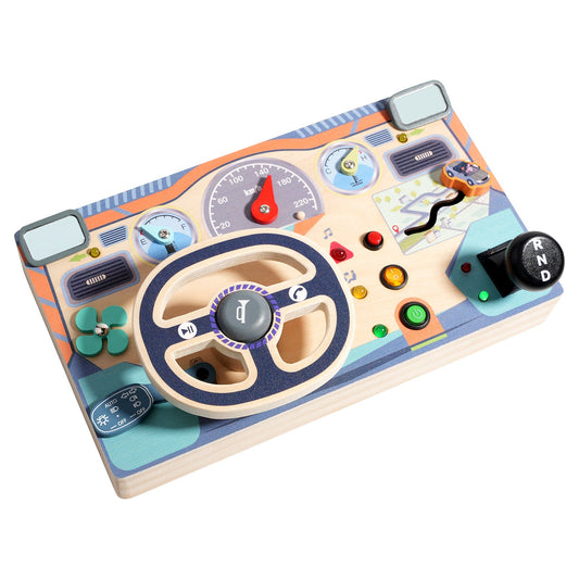 Holzlenkrad Busyboard Reisespielzeug