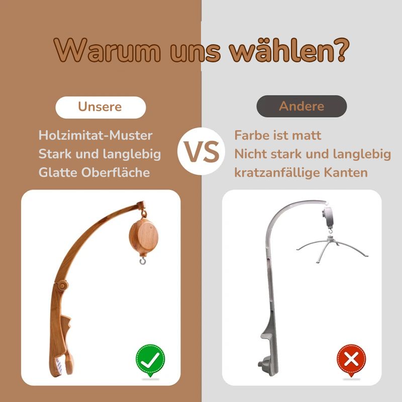 KidzzCamp Mobile-Halterung Wickeltisch Reisebett