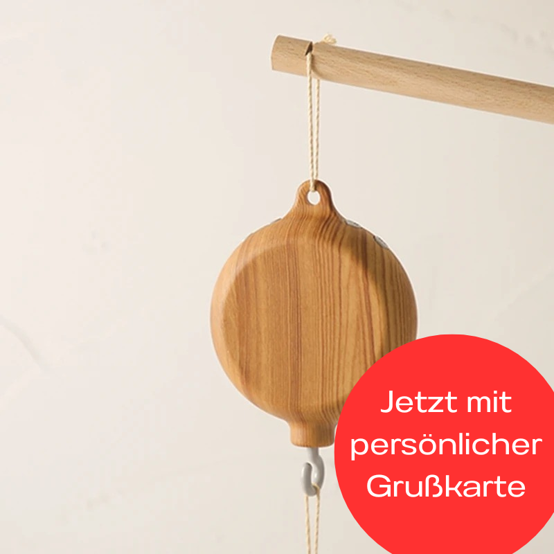 KidzzCamp Baby Musikbox Zubehör für Babybett Mobile  mit individueller Grußkarte und schnellem Versand