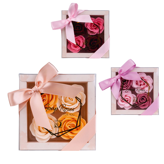 Baderosen Geschenkbox 4x4g Geschenk zum Muttertag