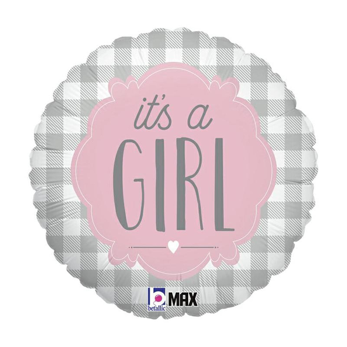 18"/Ø46cm Folienballon "It's a Girl"