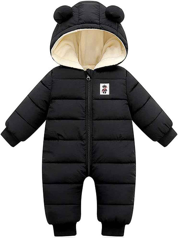 LSERVER  Baby Schneeanzug mit Kapuze