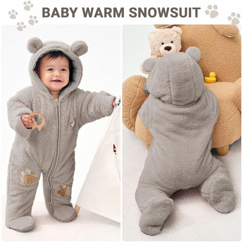 Baby Schneeanzüge Winter Overall mit Kapuze